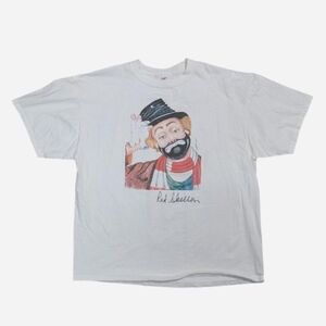 Vintage 90’s Comedian Red Skelton 1991 "Freddie the Freeloader" graphic t-shirt